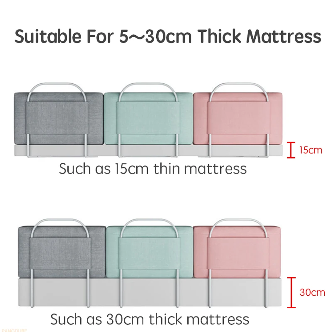 Barrera de Cama Infantil PANGDUBE 47cm Seguridad Bebé 12