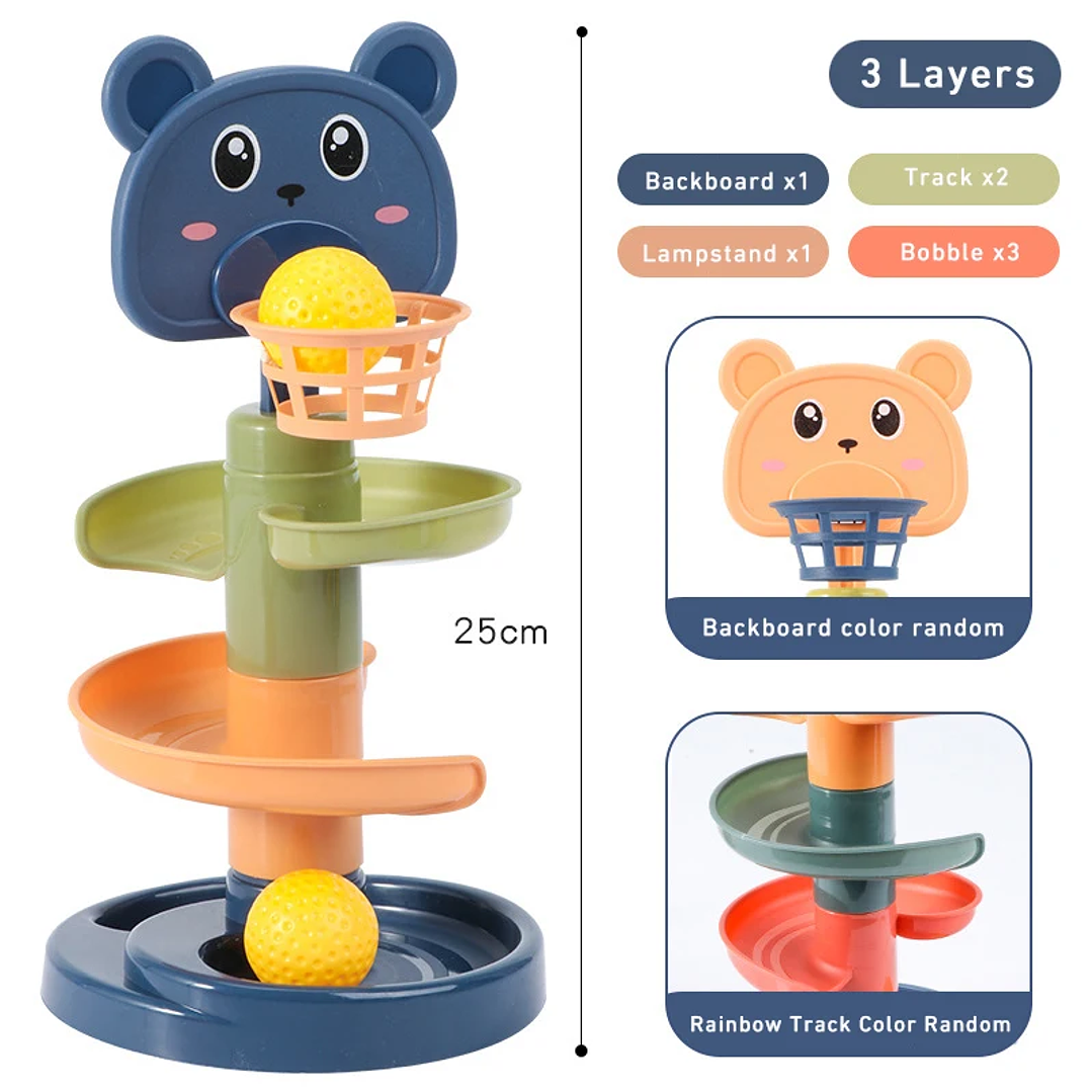 Juguete Montessori GIHOO Bola Rodante Sensorial 0–3 Años 6