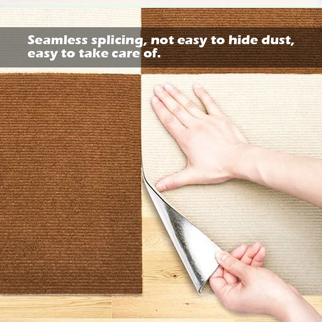 Alfombra Autoadhesiva DIY 30x30cm Antideslizante para Hogar y Oficina 13