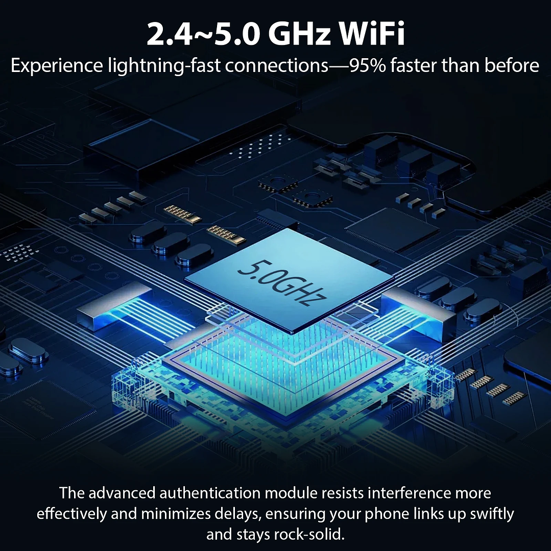 Adaptador CarPlay Inalámbrico Pionray 2 en 1 USB-C Android Auto 9