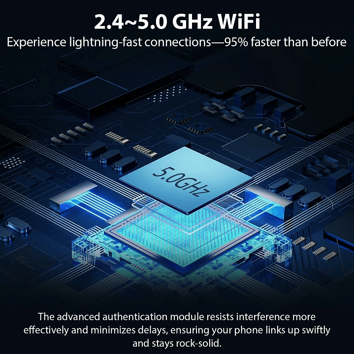 Adaptador CarPlay Inalámbrico Pionray 2 en 1 USB-C Android Auto 9