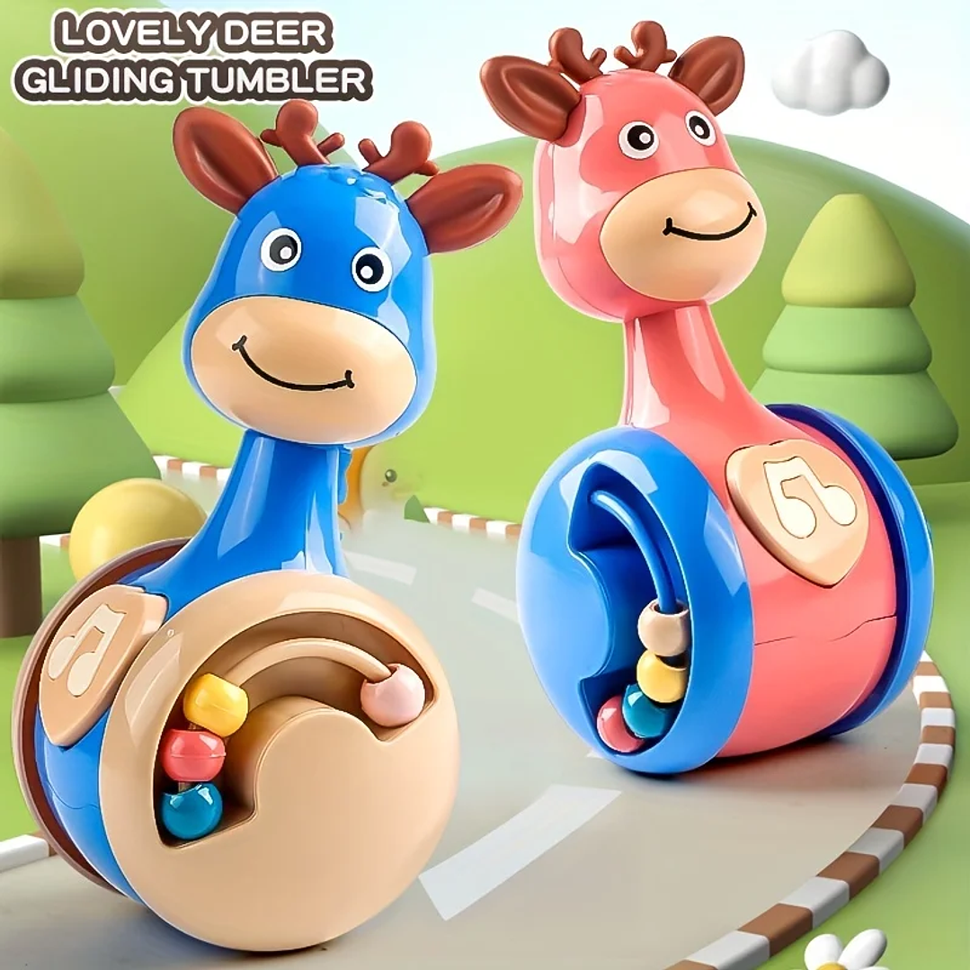 Juguete Roly Poly SONGYI para Bebés 6–12 Meses con Sonido y Movimiento 1