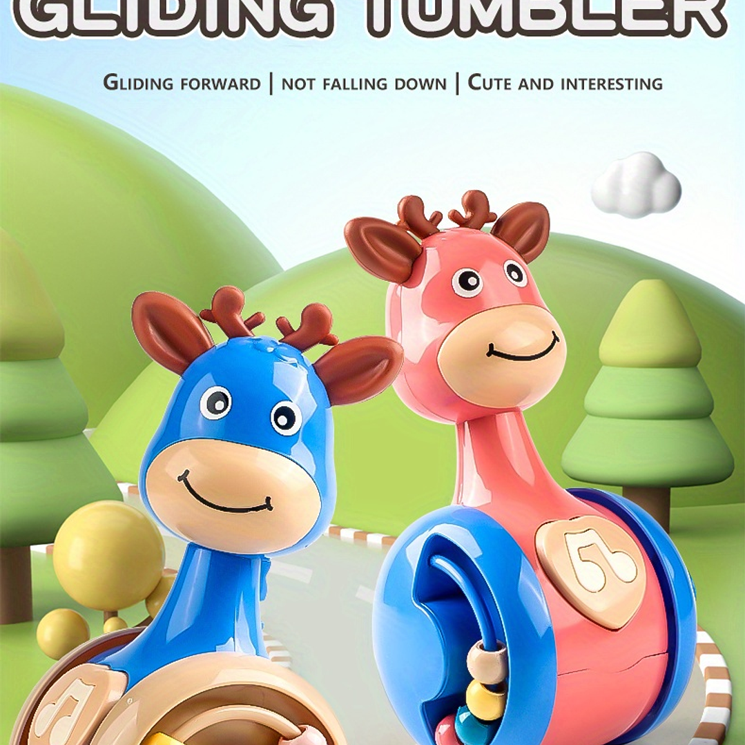 Juguete Roly Poly SONGYI para Bebés 6–12 Meses con Sonido y Movimiento 9