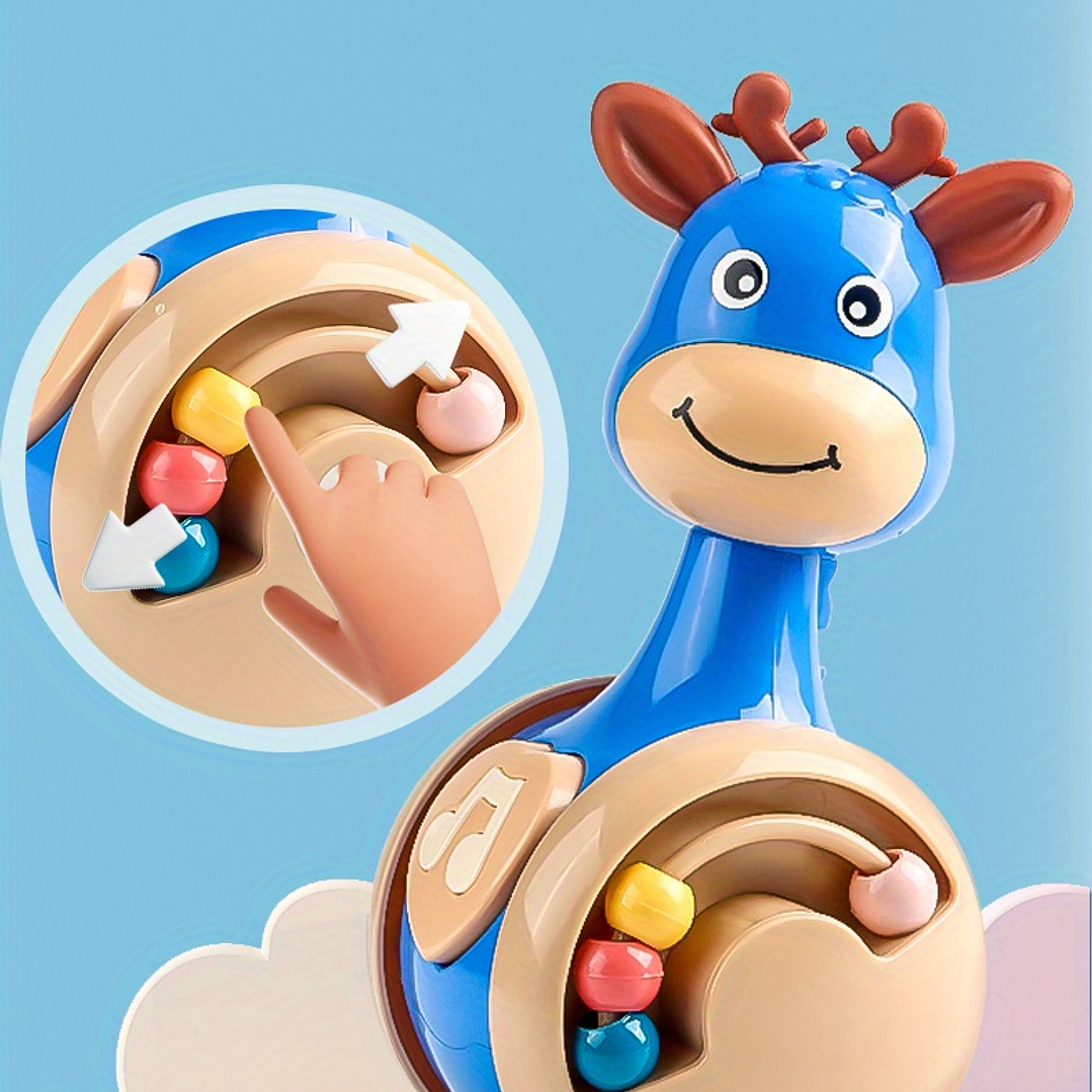 Juguete Roly Poly SONGYI para Bebés 6–12 Meses con Sonido y Movimiento 15