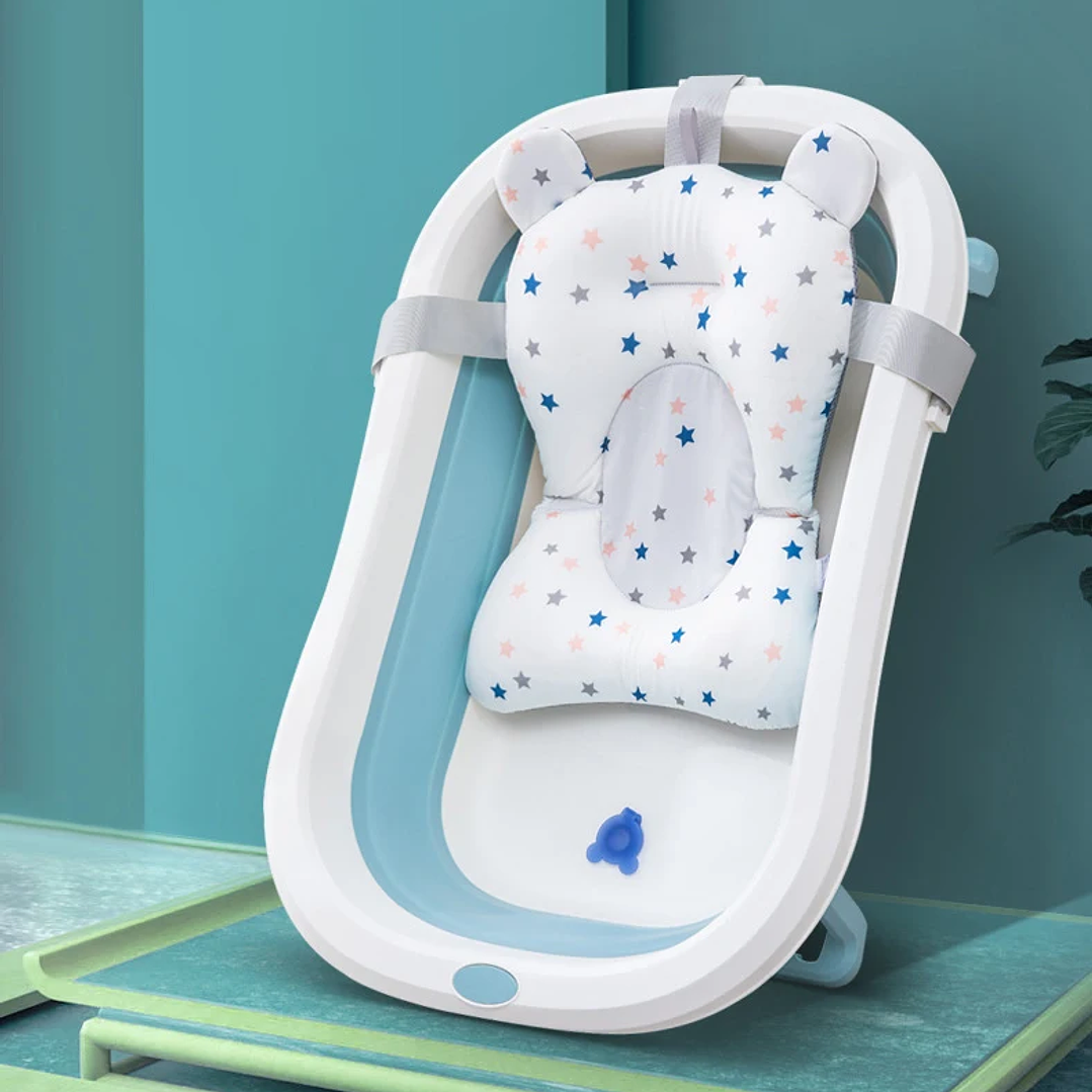 Cojín de Baño Flotante para Bebé Ajustable y Antideslizante 10