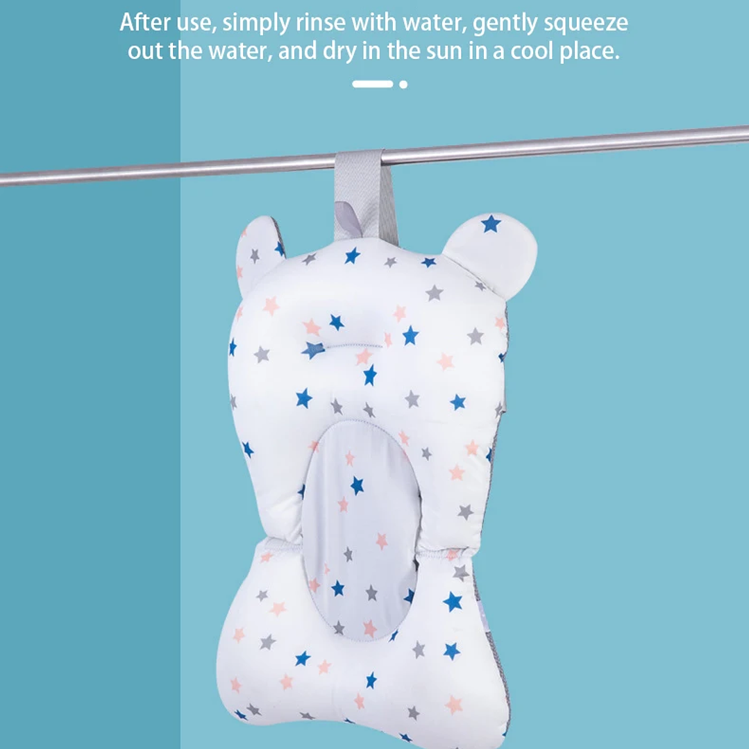 Cojín de Baño Flotante para Bebé Ajustable y Antideslizante 17