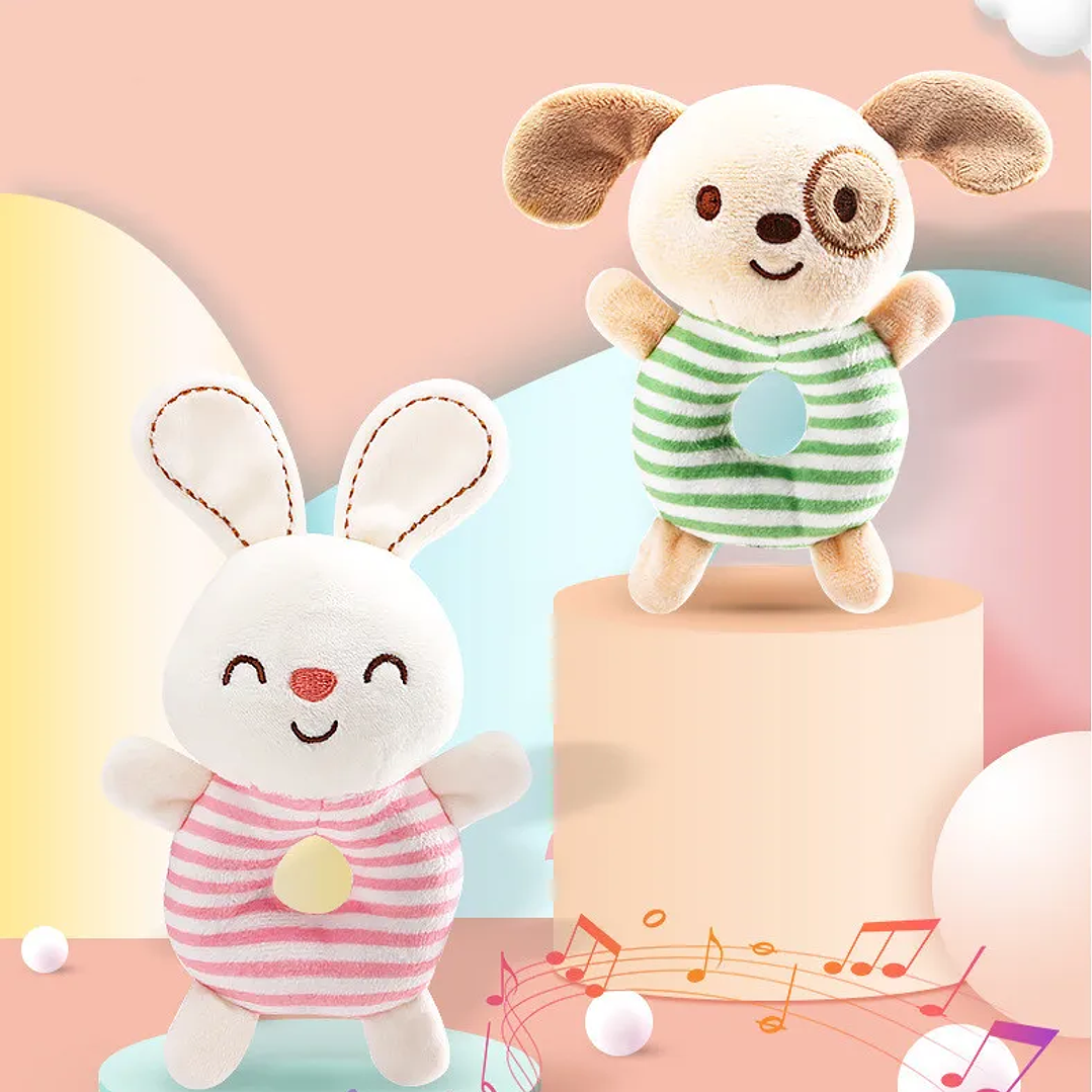 Sonajero de Felpa Datgo para Bebé 0–24 Meses | Animal de Dibujos Animados 11