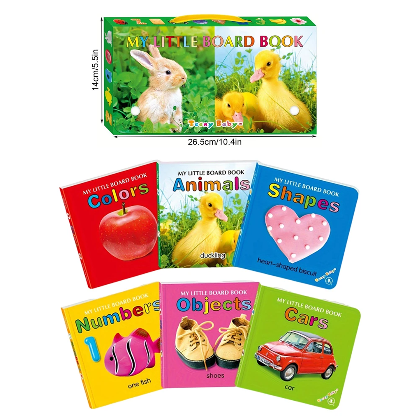 Libro de Tarjetas Sensoriales Teeny Baby | Educación Temprana 2–5 Años 8