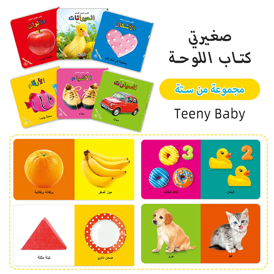 Libro de Tarjetas Sensoriales Teeny Baby | Educación Temprana 2–5 Años 11