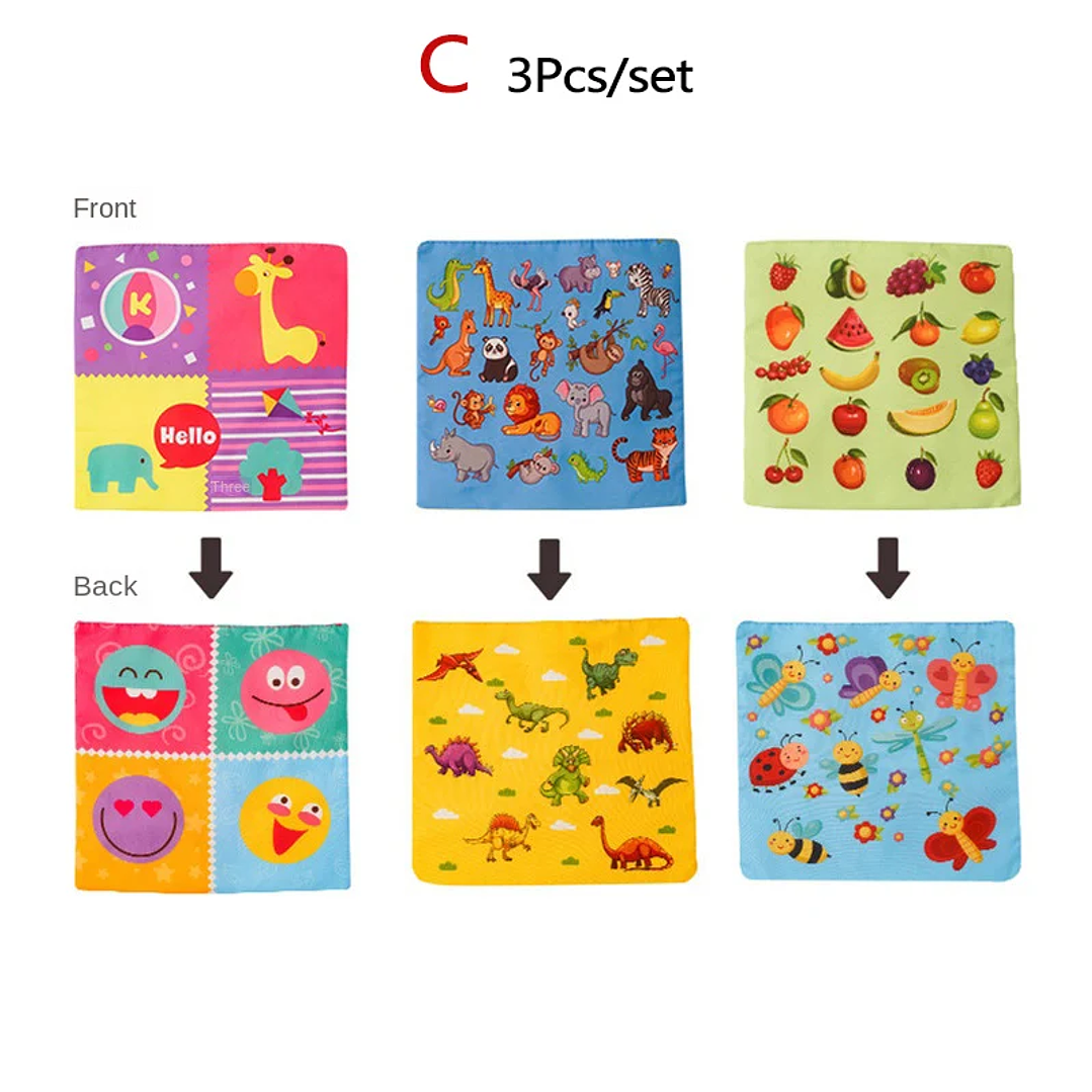 Caja de Pañuelos Montessori SMVP | Juguete Sensorial Educativo para Bebés 7