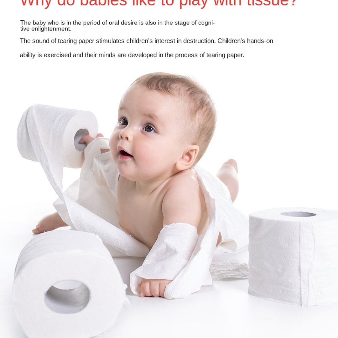 Caja de Pañuelos Montessori SMVP | Juguete Sensorial Educativo para Bebés 16