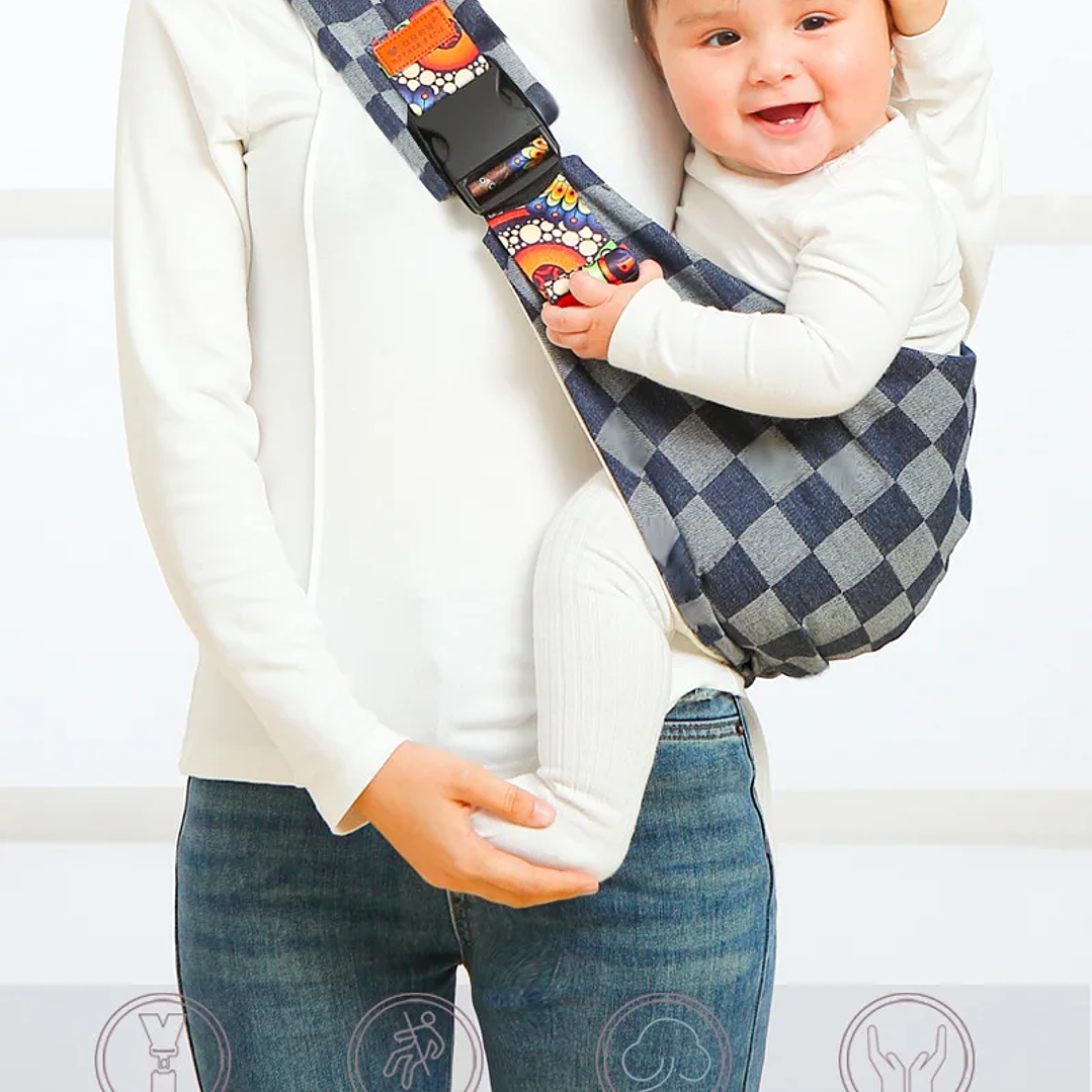 Portabebés Dajinbear Ergonómico y Plegable | Sling Antideslizante 0–2 Años 4