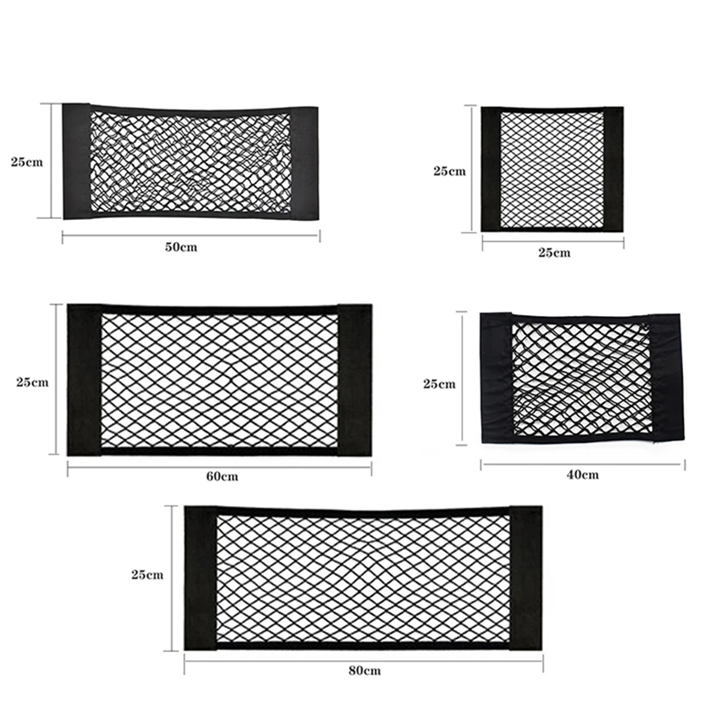 Bolsa de Malla para Maletero Cochebar | Organizador Elástico para Respaldo de Asiento 5