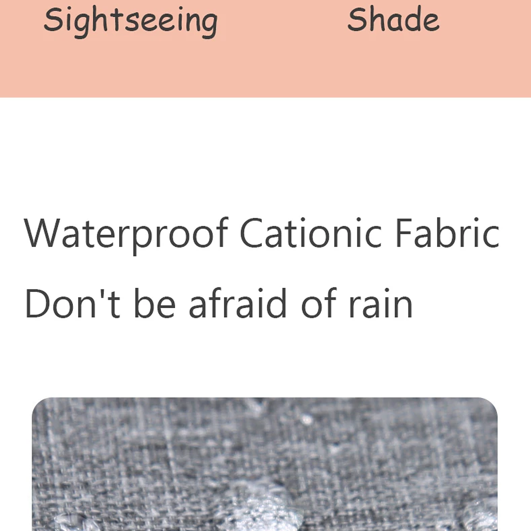 Parasol Universal para Cochecito con Protección UV 50+ | Visera Solar Impermeable 19