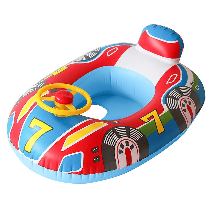 Anillo de Natación para Bebé Shunmaii | Flotador Inflable con Parasol y Volante 8