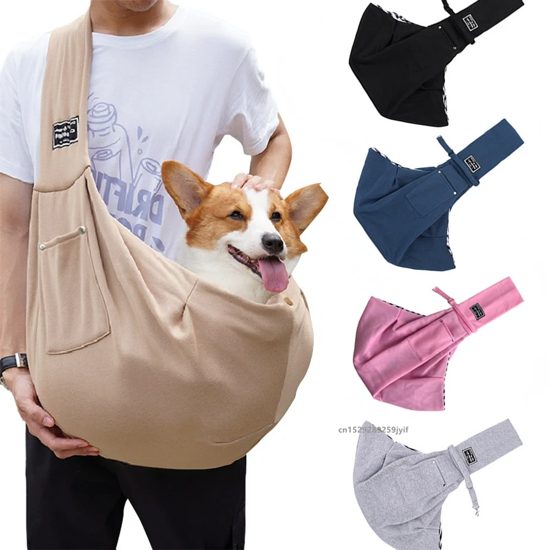 Bolso Bandolera para Mascotas Pequeñas | Transporte Cómodo y Portátil al Aire Libre 1