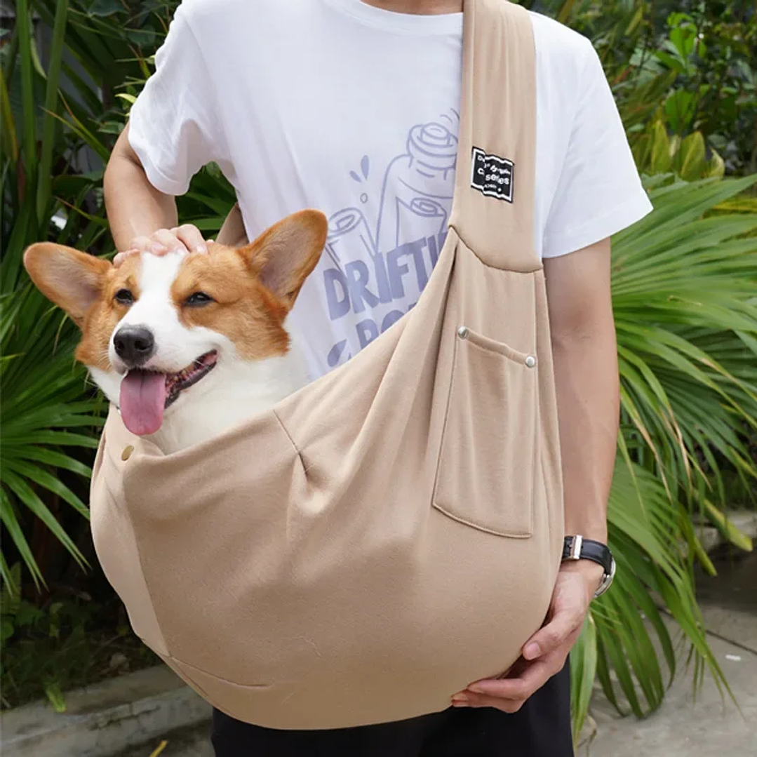 Bolso Bandolera para Mascotas Pequeñas | Transporte Cómodo y Portátil al Aire Libre 13