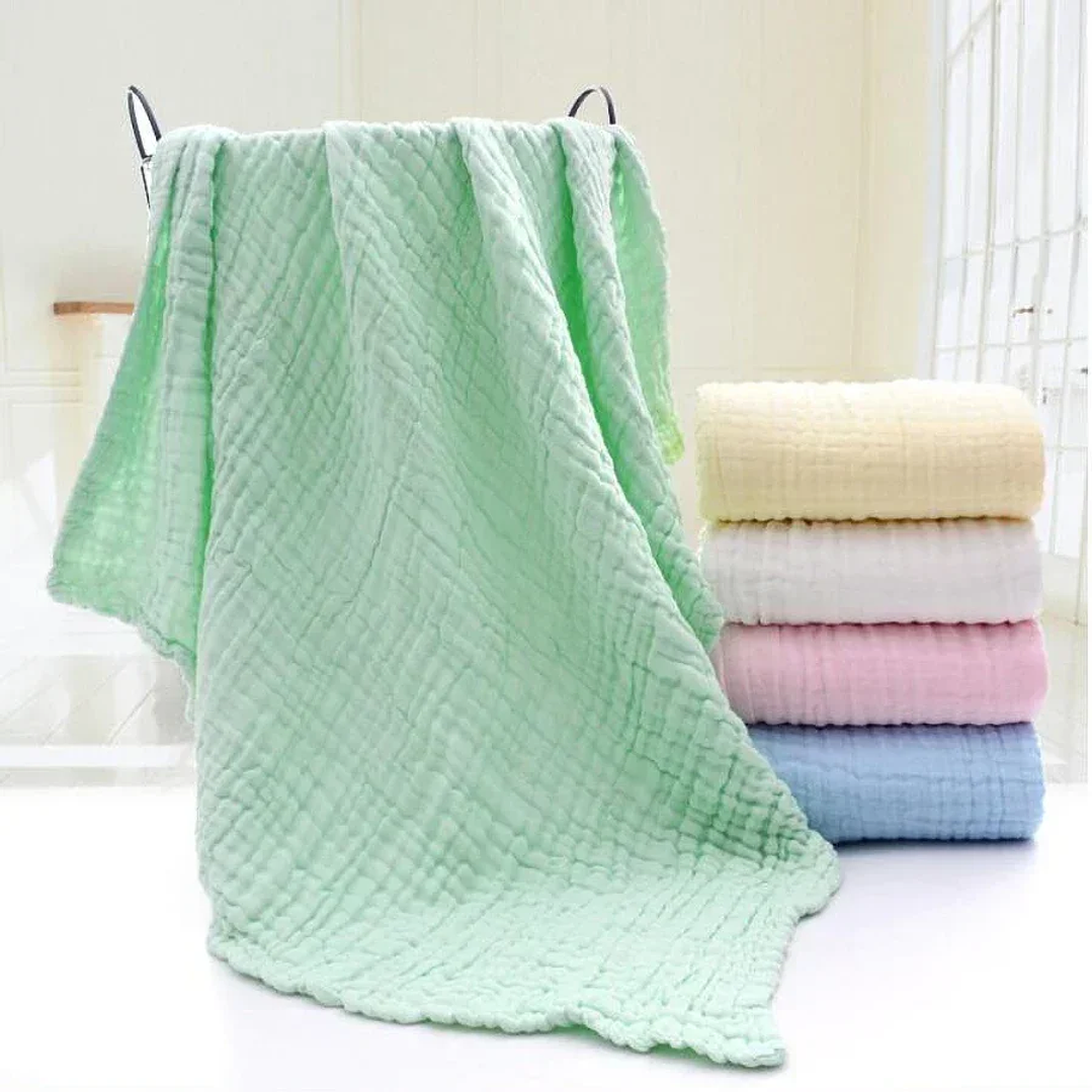 Toalla de Baño para Bebé 6 Capas | Manta Muselina de Algodón 105x105 cm 13