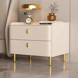 Mesita de Noche Minimalista YQXH | Mesa de Almacenamiento para Dormitorio Moderno