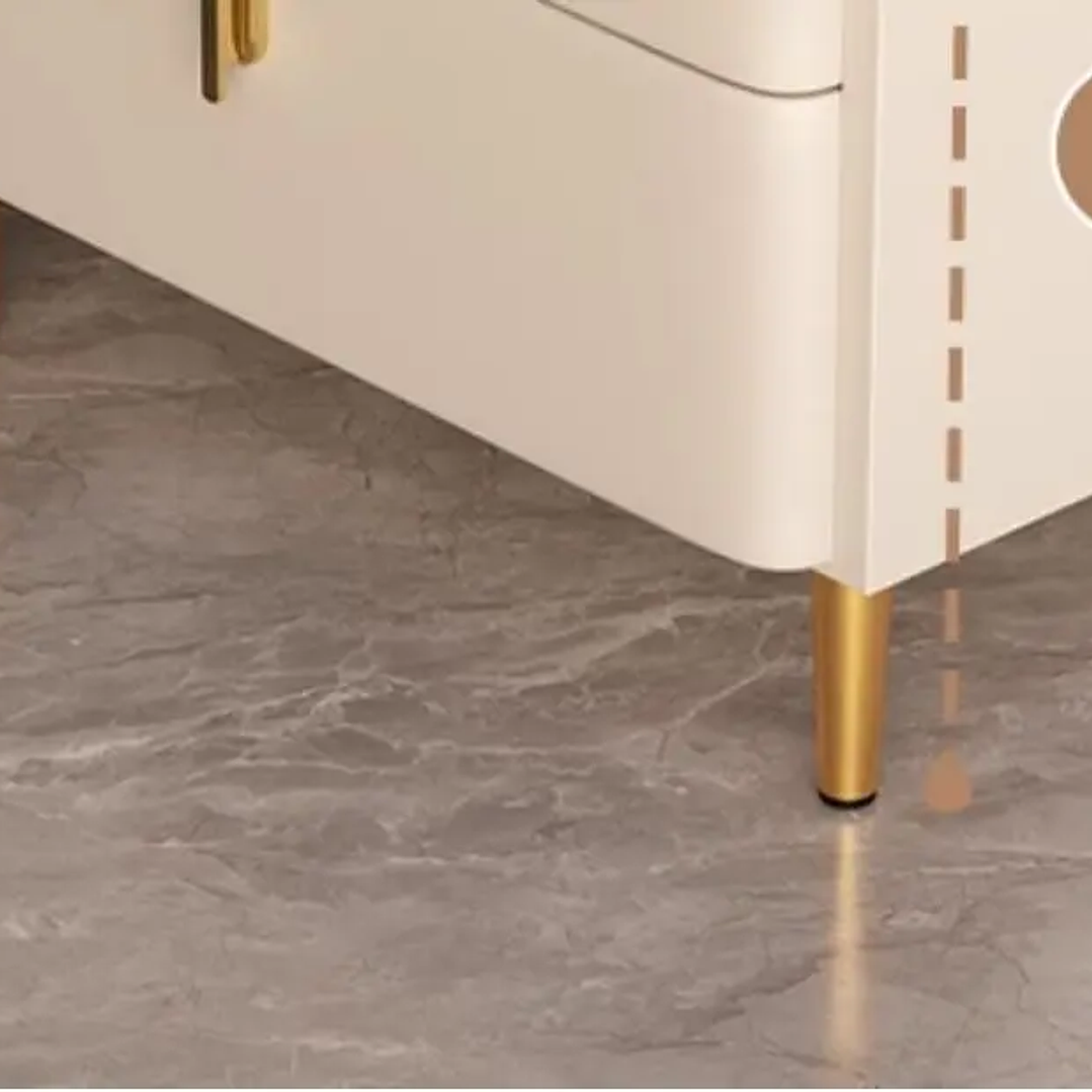 Mesita de Noche Minimalista YQXH | Mesa de Almacenamiento para Dormitorio Moderno 23