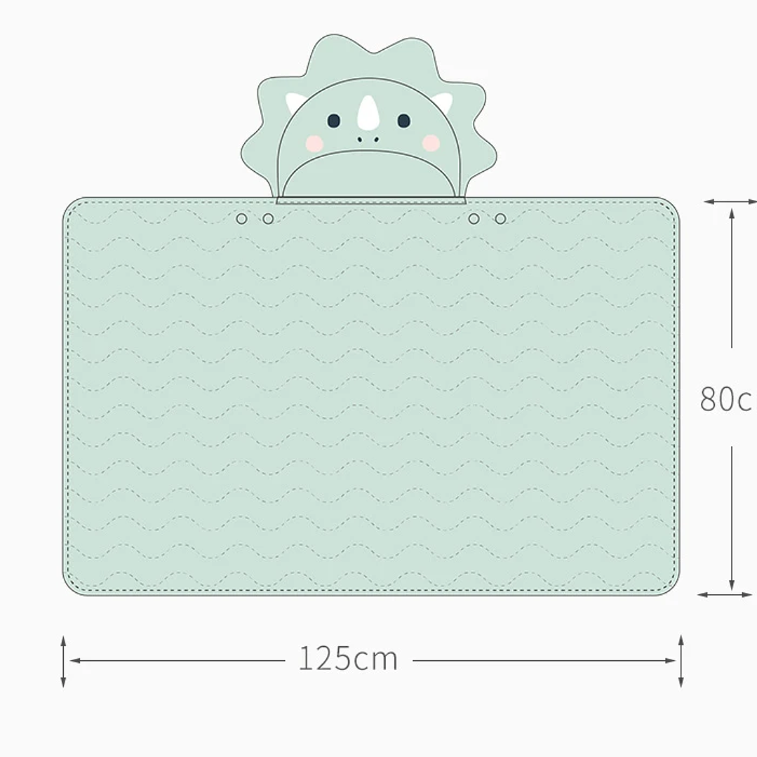Toalla de Baño con Capucha Mambobaby | Manta Absorbente para Bebés 125×80 cm 26