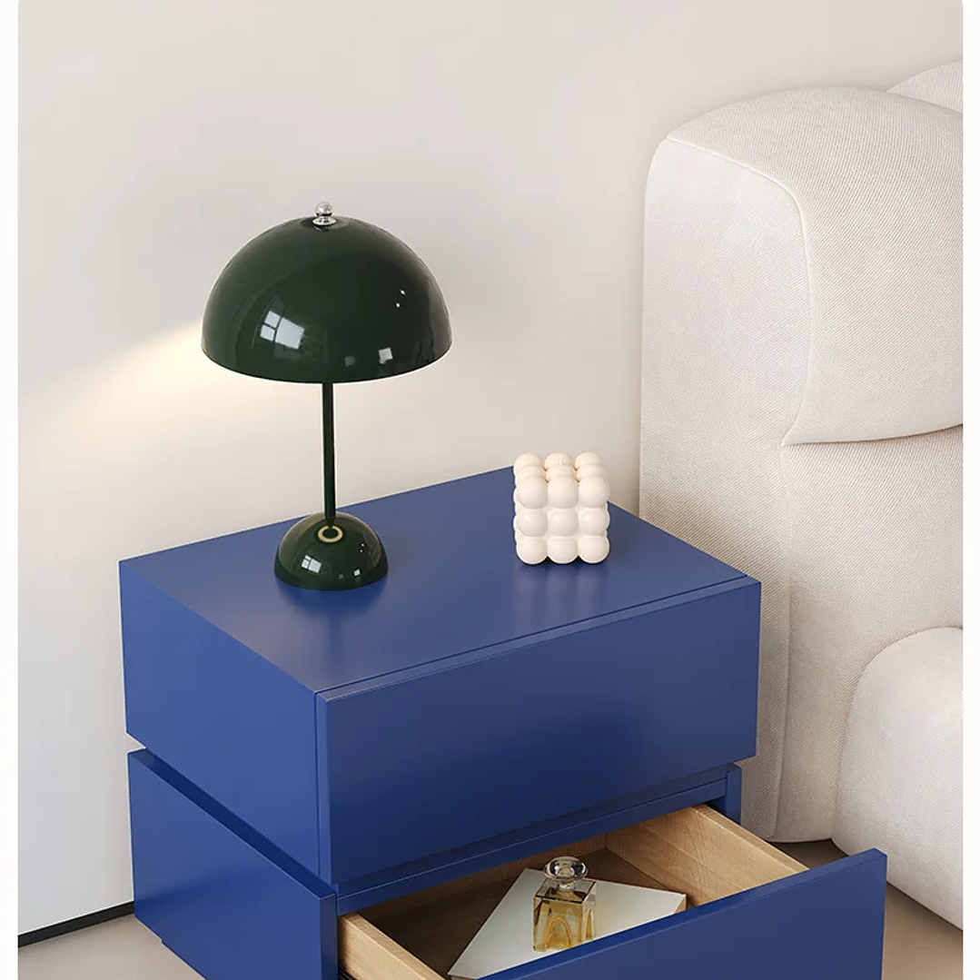 Mesita de Noche Moderna Minimalista | Con Cajón y Almacenamiento 48×40×43 cm 12