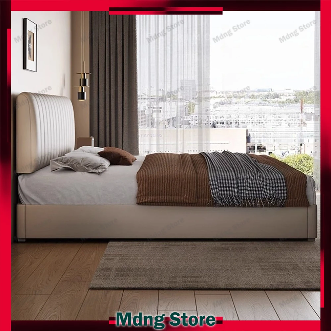 Cama Doble Tapizada MDNG 180x200 cm | Diseño Moderno con Cabecero Ajustable 2