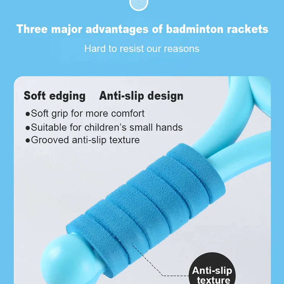 Raqueta Infantil de Tenis y Bádminton | Juego Deportivo para Niños de 3 a 12 Años 12
