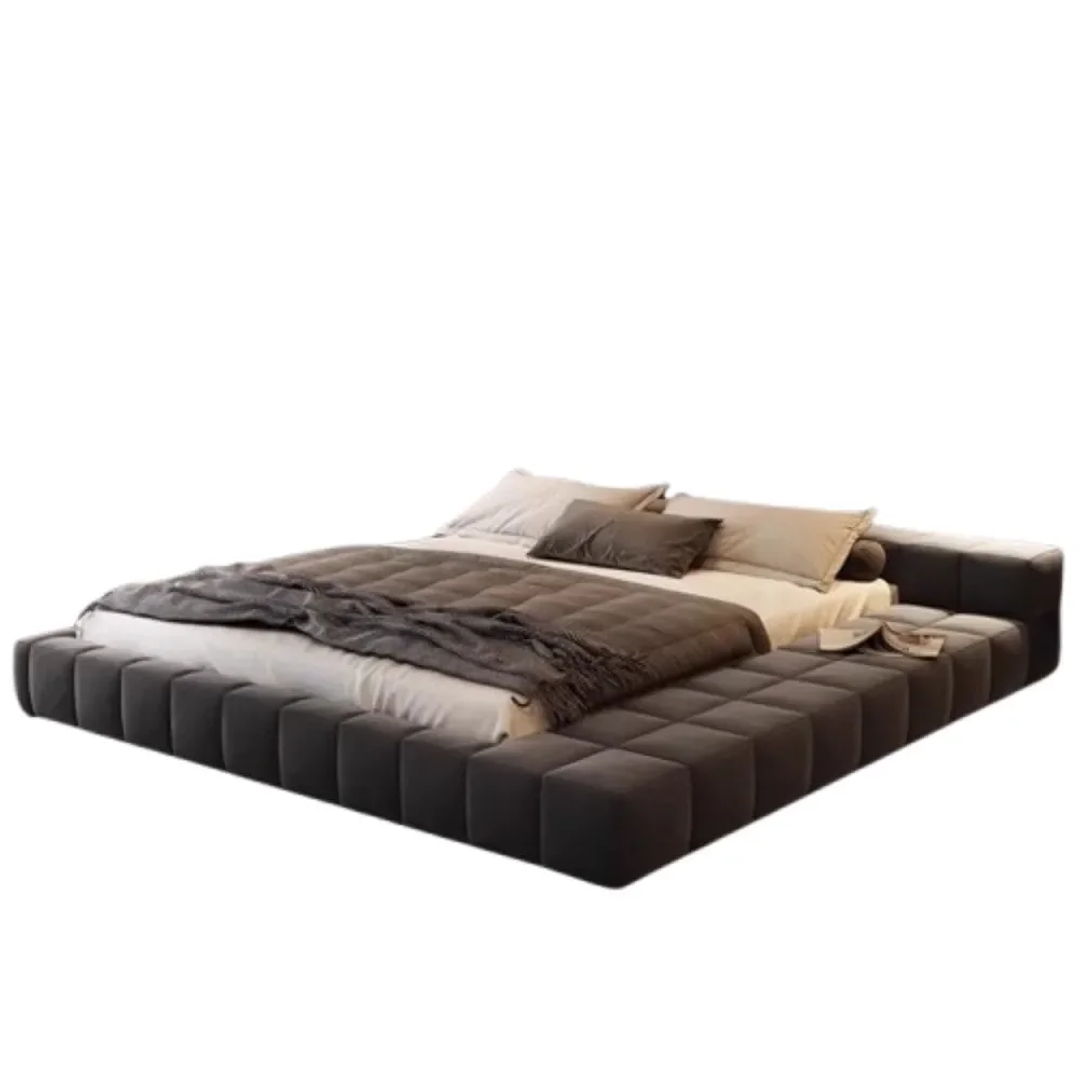 Cama de Matrimonio Moderna OVOZI | Diseño Estético 180x200 cm con Somier y Respaldo 5