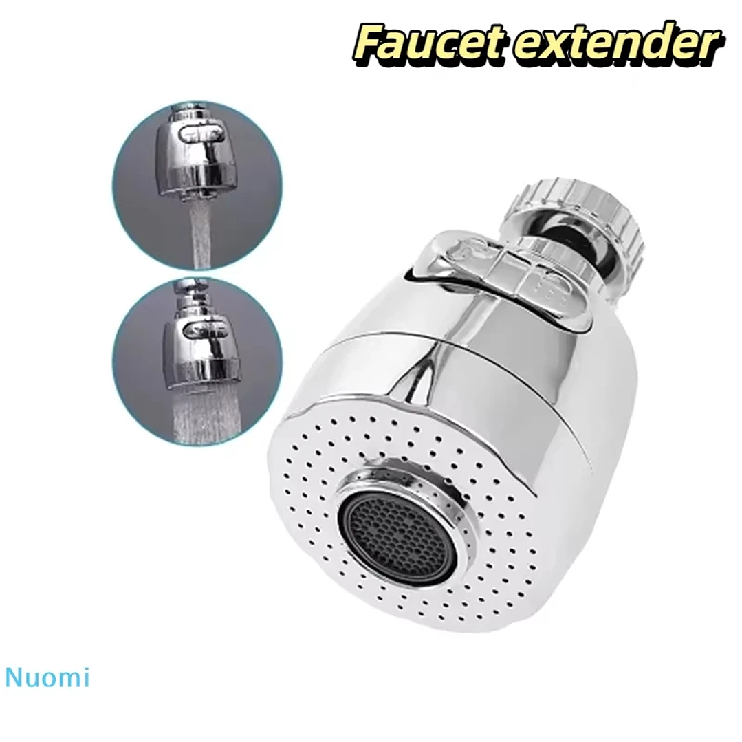 Grifo de Cocina con Ducha Giratoria | Aireador de Agua Fuerte y Ahorro 360° 7