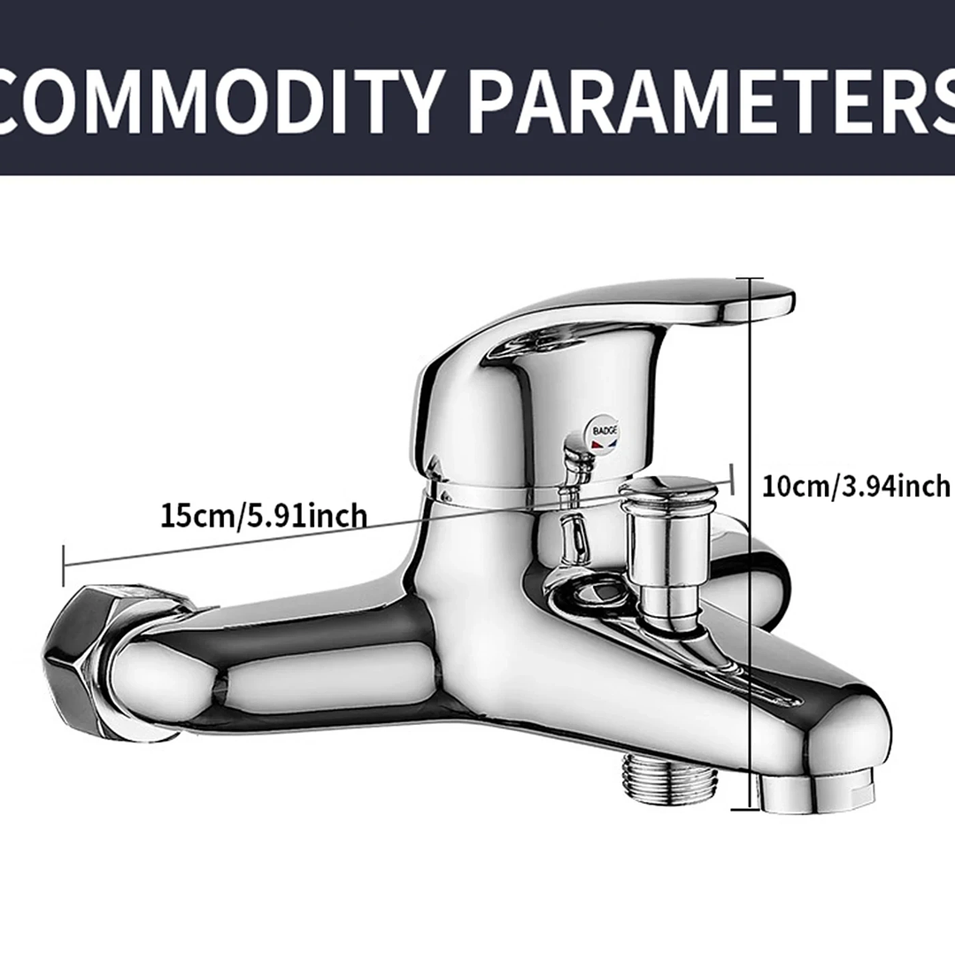 Grifo Mezclador de Bañera en Cobre | Agua Fría y Caliente con Control Dual 4