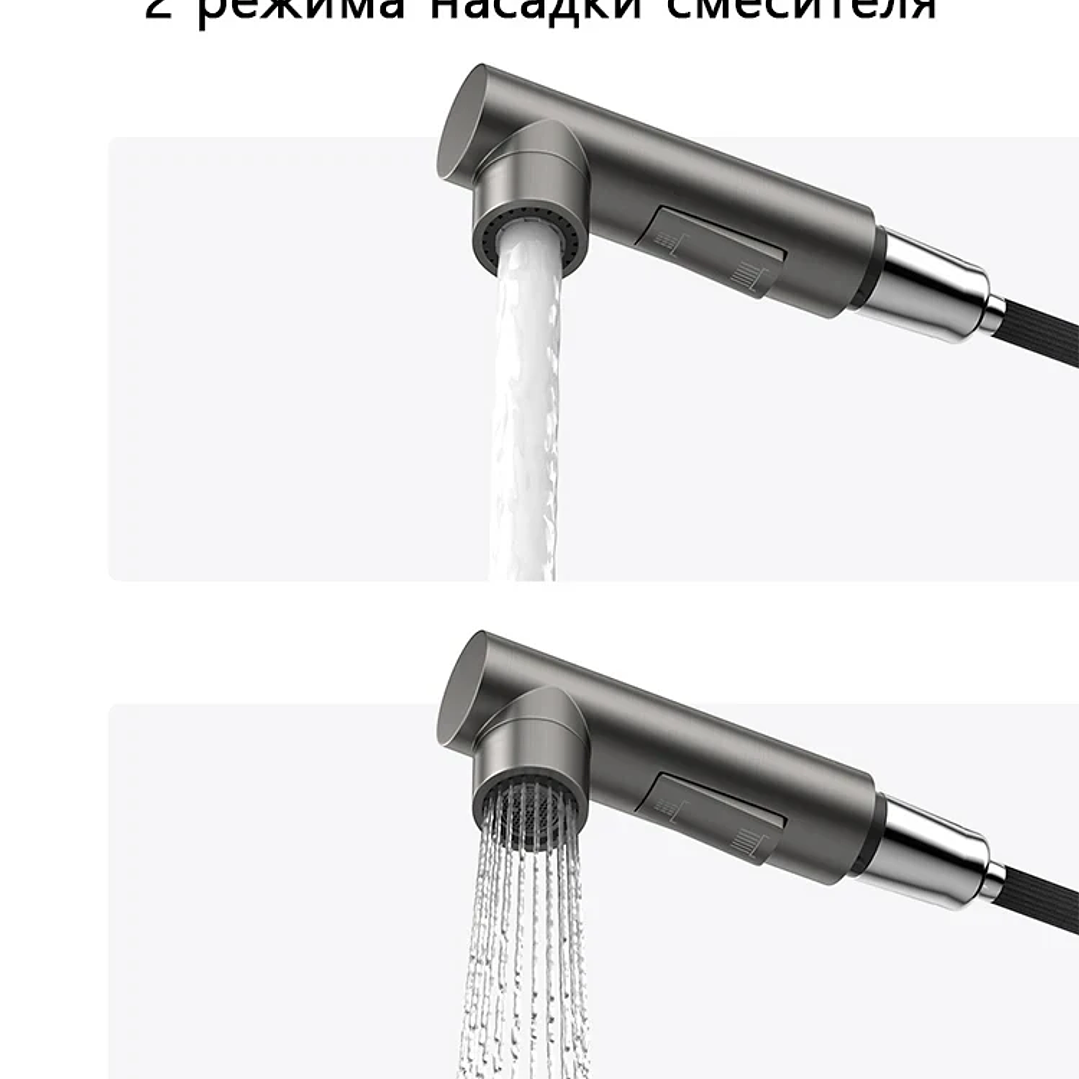 Grifo Extraíble Blanco para Lavabo | Latón con Agua Fría y Caliente 16