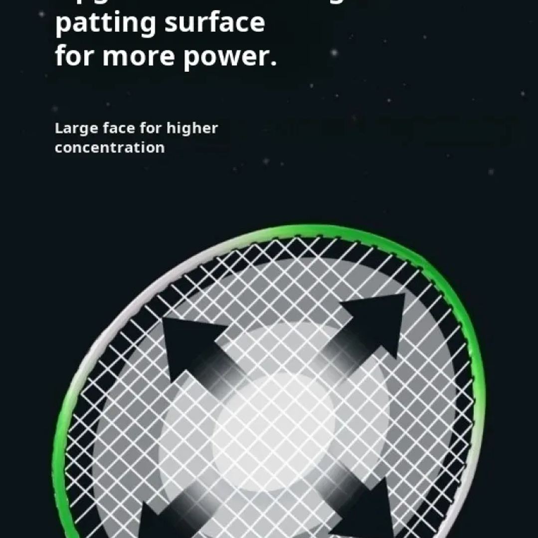 Raqueta de Bádminton Luminosa | Ultraligera para Niños y Adultos al Aire Libre 12