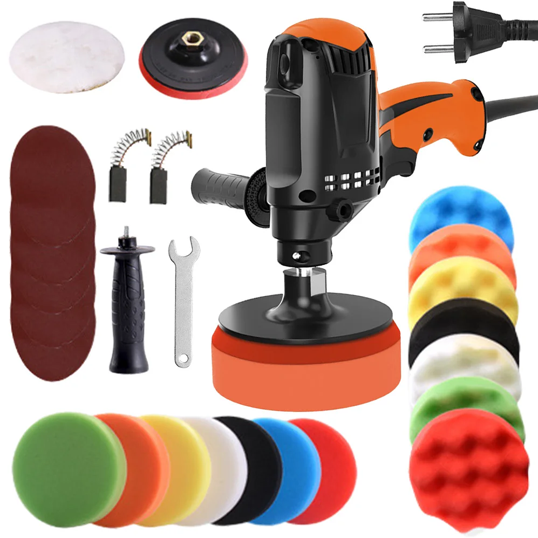 Pulidor de Coche Inalámbrico 21V | 6 Velocidades Compatible con Batería Makita 8