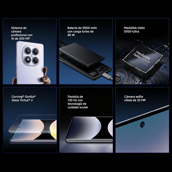 Xiaomi Redmi Note 14 Pro NFC | Cámara 200MP y Pantalla AMOLED 120Hz 2