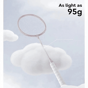 Raqueta de Bádminton Infantil de Fibra de Carbono | Profesional y Ultraligera para Principiantes