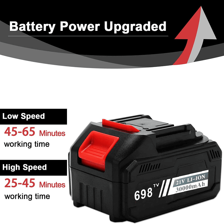 Batería de Litio 21V 15000mAh | Repuesto para Herramientas Makita y Dewalt 3