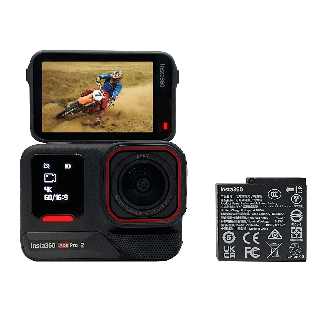 Cámara de Acción Insta360 Ace Pro 2 | 8K, Dual AI, Sumergible y Estabilizada 5