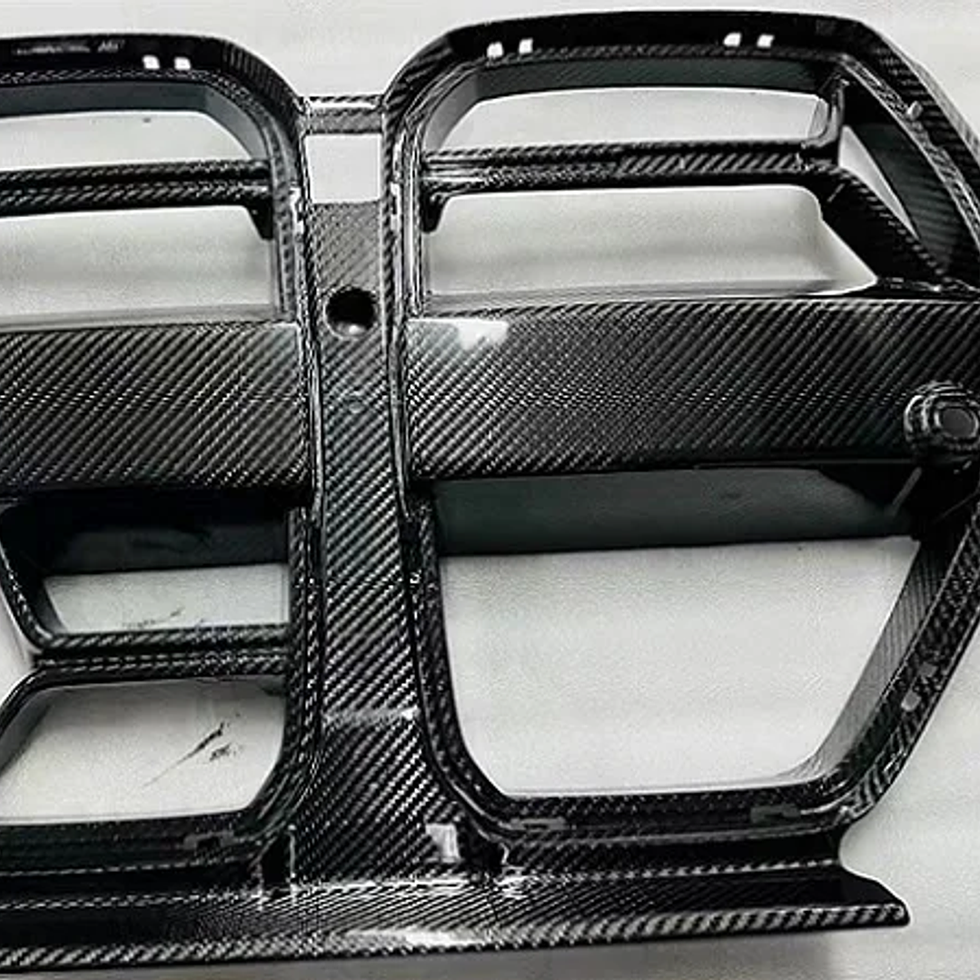Splitter Frontal V Style de Fibra de Carbono para Tesla Model 3 9