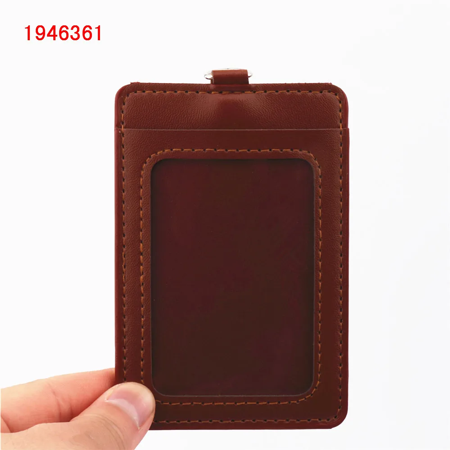 Funda Doble de Tarjeta ID en Cuero PU | Transparente y Elegante Modelo 610 24