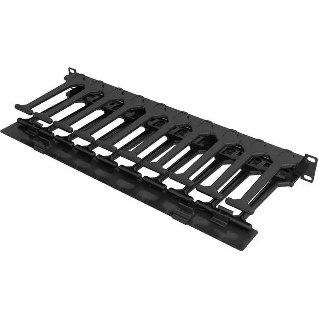 Gestor de Cables Horizontal 1U Vertiv | Organizador con Cubierta para Racks 1