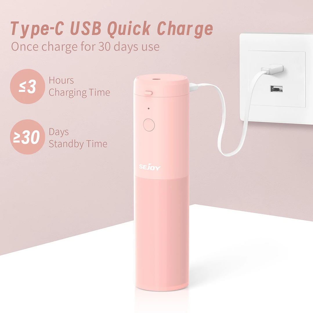 Irrigador Dental Portátil Sejoy | 4 Boquillas, 3 Modos, USB Recargable 12