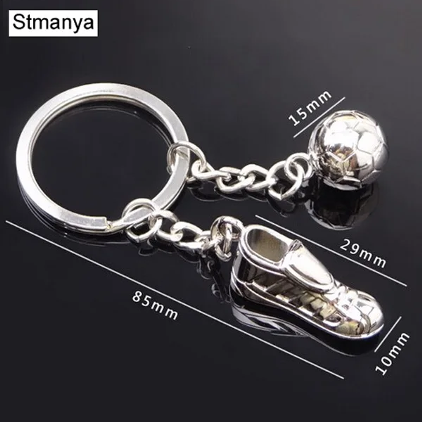 Llavero de Fútbol en Metal | Regalo Clásico Unisex con Zapato Deportivo 3