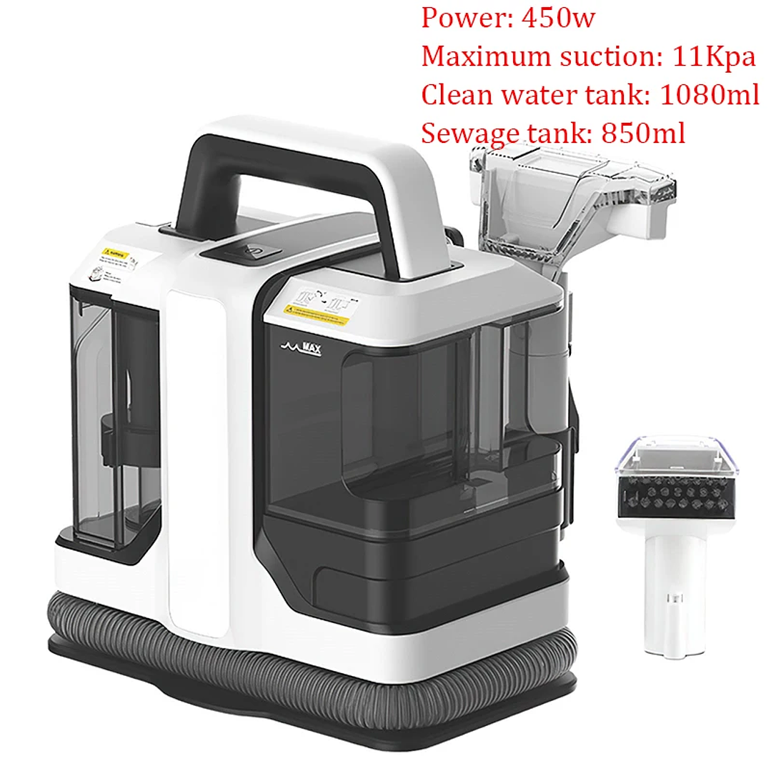 Máquina Limpiadora Portátil Seeiswork 750W | Alta Succión para Manchas y Tapicería 9