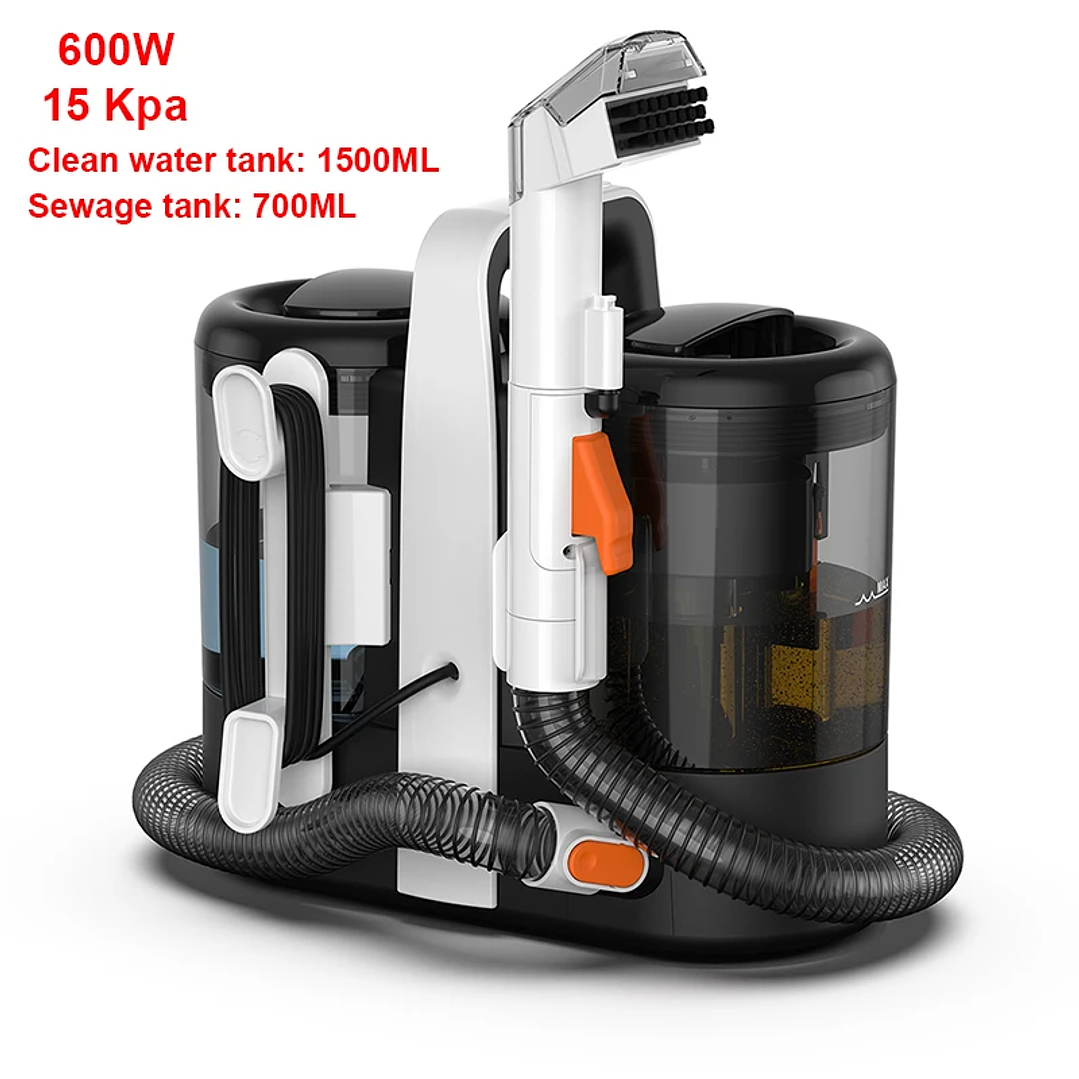 Máquina Limpiadora Portátil Seeiswork 750W | Alta Succión para Manchas y Tapicería 11
