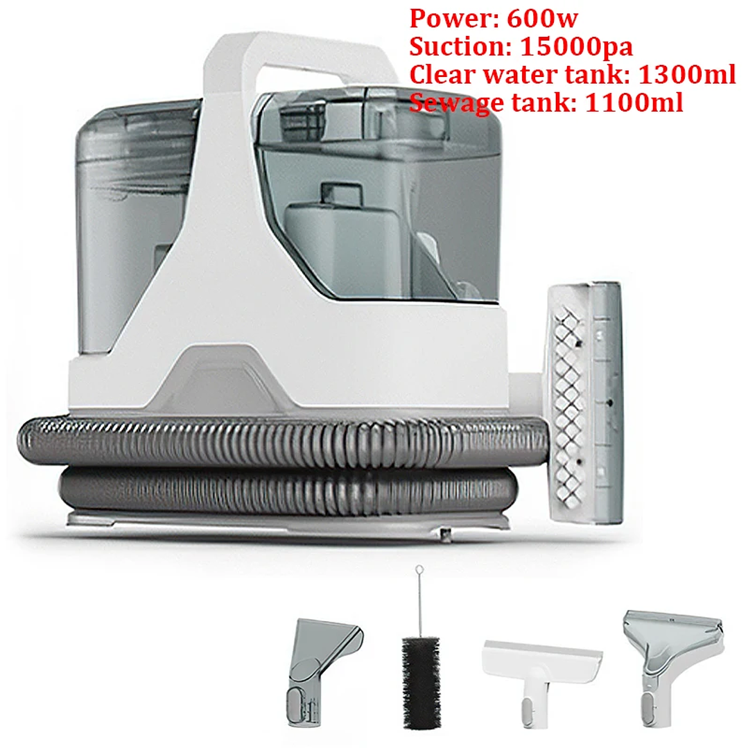 Máquina Limpiadora Portátil Seeiswork 750W | Alta Succión para Manchas y Tapicería 14