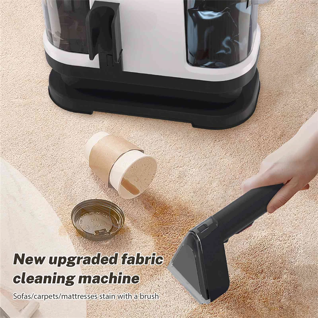 Máquina Limpiadora Portátil Seeiswork 750W | Alta Succión para Manchas y Tapicería 35