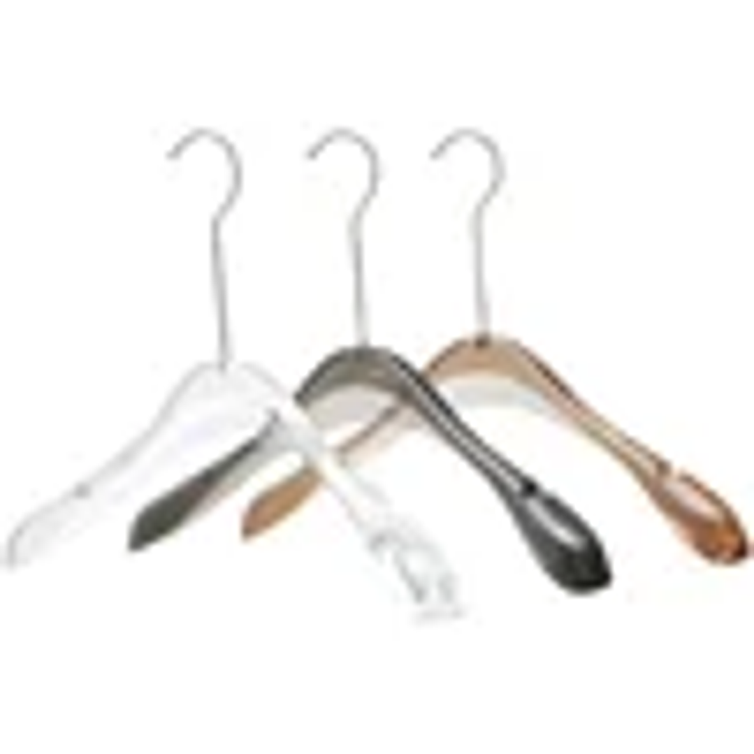 Percha Acrílica Transparente LEILOI | Gancho Metálico Personalizable para Ropa 10