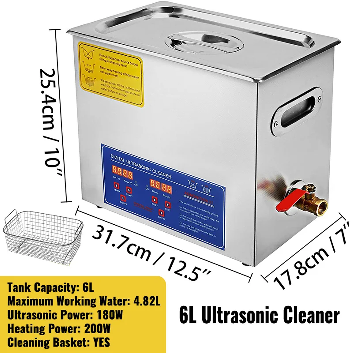 Limpiador Ultrasónico SucceBuy 1.3–30L | Lavado Profesional para Joyas, Herramientas y Más 9