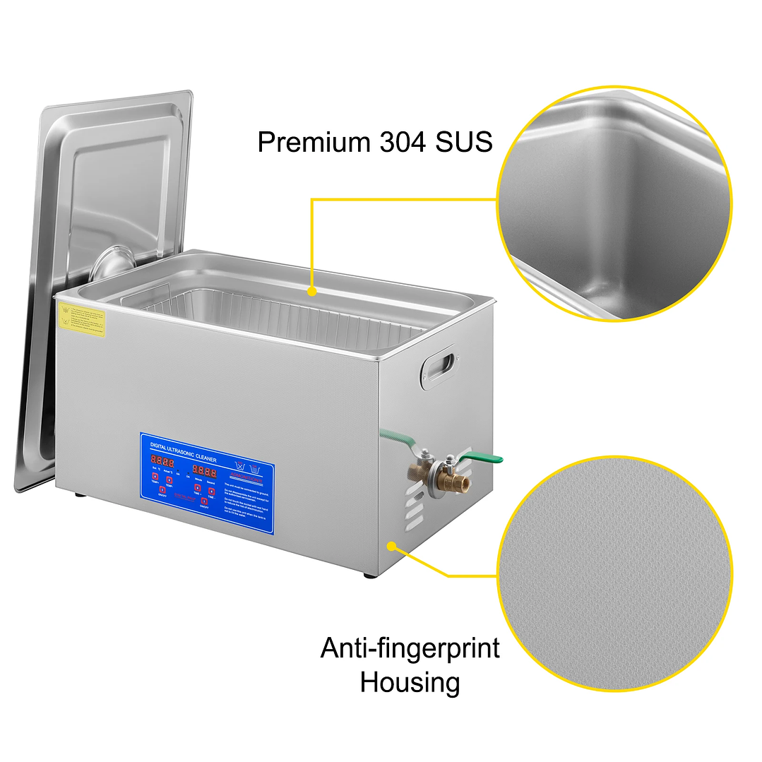 Limpiador Ultrasónico SucceBuy 1.3–30L | Lavado Profesional para Joyas, Herramientas y Más 20